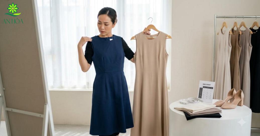 Chọn đầm chữ A theo vai, độ xòe, chiều dài, chất liệu và hoàn cảnh để tôn dáng. Chọn đầm chữ A theo vai, độ xòe, chiều dài, chất liệu và hoàn cảnh để tôn dáng.