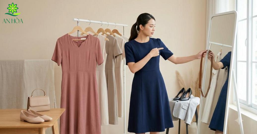 Chọn phom váy và tay áo phù hợp giúp trang phục đáp ứng từng hoàn cảnh sử dụng. Chọn phom váy và tay áo phù hợp giúp trang phục đáp ứng từng hoàn cảnh sử dụng.