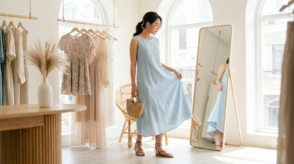 Váy mùa hè: Chọn chất liệu mát, dáng đẹp theo dịp mặc 11 Váy mùa hè: Chọn chất liệu mát, dáng đẹp theo dịp mặc