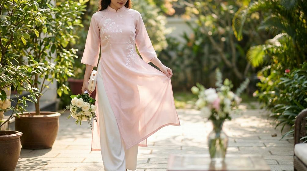 Áo dài 2 tà: Cách chọn dáng, chất liệu tôn vóc dáng 11 Áo dài 2 tà: Cách chọn dáng, chất liệu tôn vóc dáng