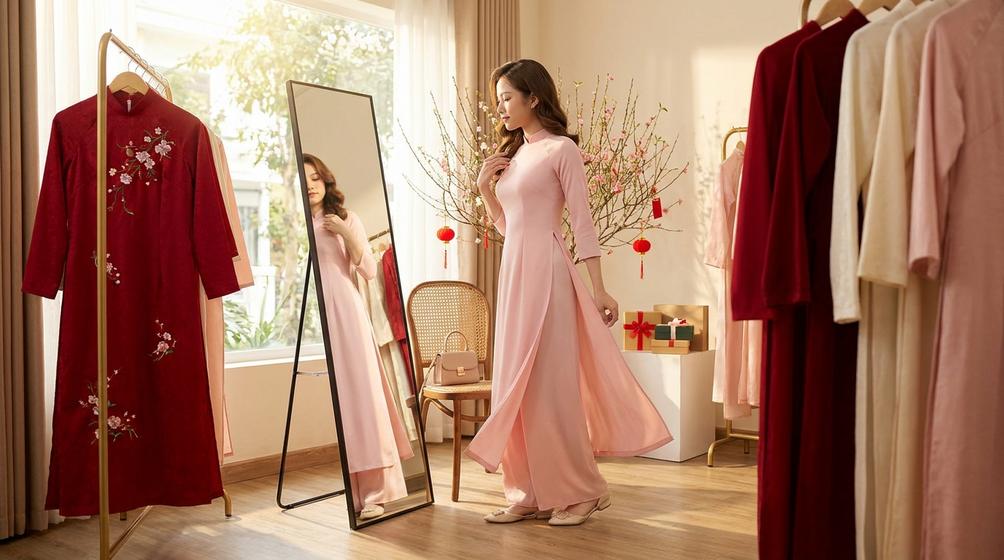 Áo dài mặc Tết 2027: Cách chọn dáng, màu đẹp và thoải mái 11 Áo dài mặc Tết: Cách chọn dáng, màu đẹp và thoải mái