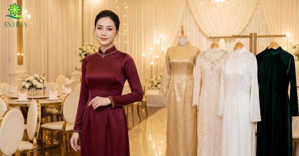 Chọn áo dài sang trọng cần hợp chất liệu, vóc dáng, hoàn cảnh để đảm bảo sự nổi bật và thanh lịch. Chọn áo dài sang trọng cần hợp chất liệu, vóc dáng, hoàn cảnh để đảm bảo sự nổi bật và thanh lịch.