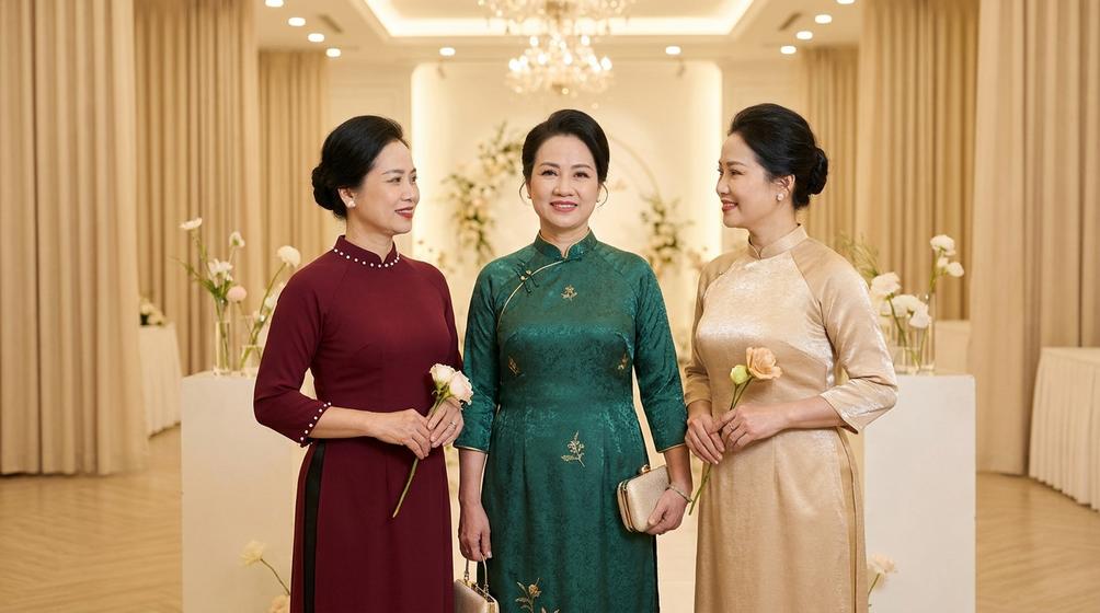 Các mẫu áo dài đẹp sang trọng: Chọn dáng tôn da, hợp tiệc 11 Các mẫu áo dài đẹp sang trọng: Chọn dáng tôn da, hợp tiệc